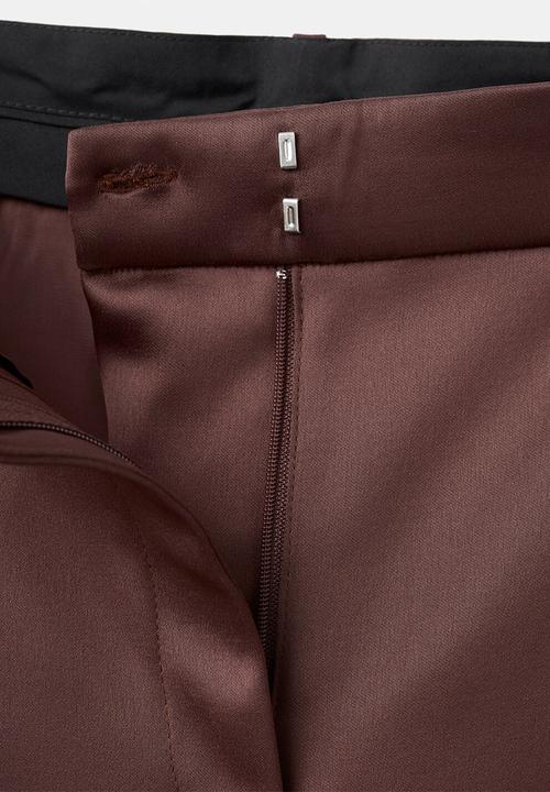 MANGO - Trousers gilda - brown