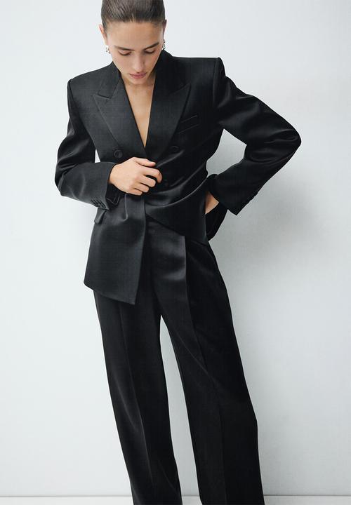 MANGO - Trousers gilda - black