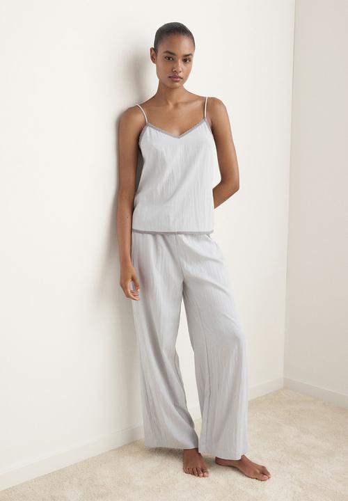 MANGO - Pyjama top paraiso- grey