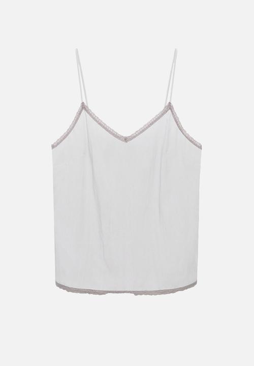 MANGO - Pyjama top paraiso- grey