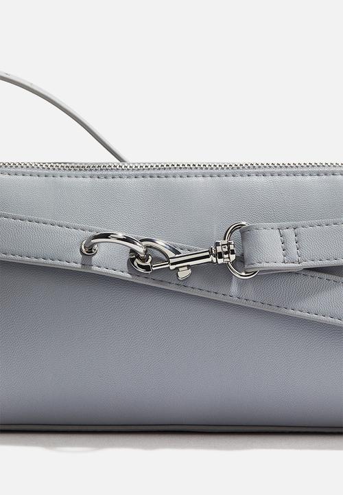 H&M - Rectangular shoulder bag - blue & grey