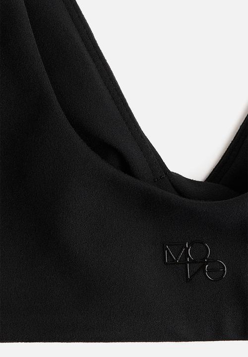 H&M - Yoga bra with softmove™ lycra® - black