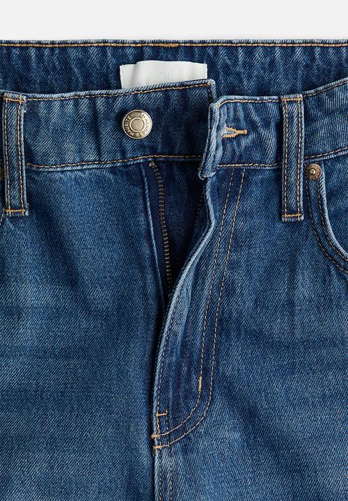 H&M - Wide high jeans - denim blue
