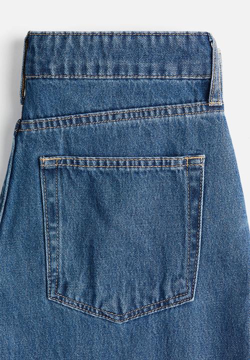 H&M - Wide high jeans - denim blue