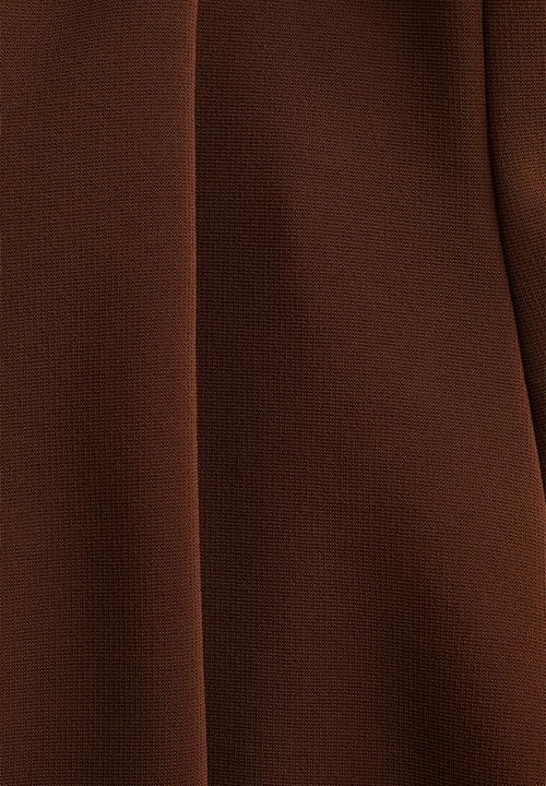 H&M - Interlock peplum top - dark brown