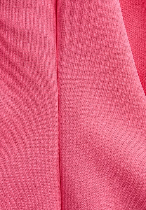 H&M - Interlock peplum top - bright pink