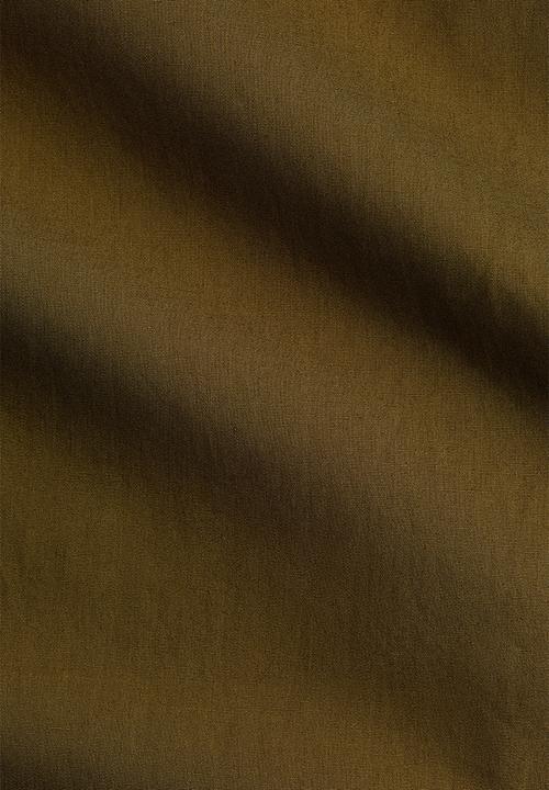 H&M - Short-sleeved maxi dress - dark khaki green