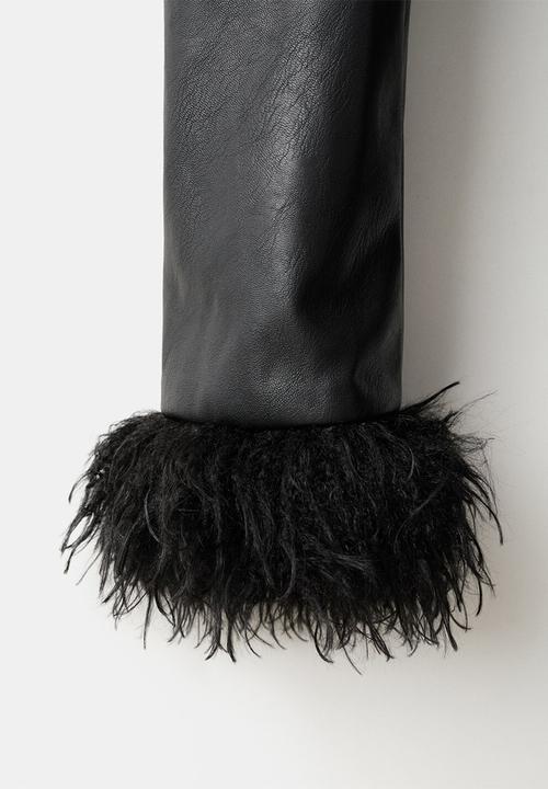 MANGO - Coat charlote - black