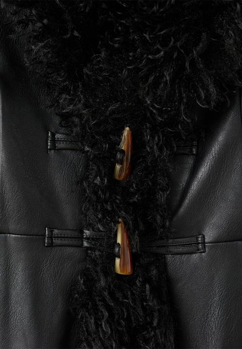 MANGO - Coat charlote - black