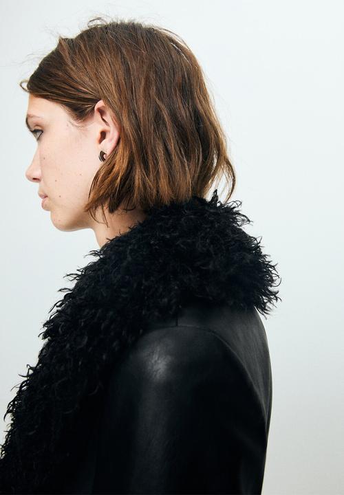 MANGO - Coat charlote - black