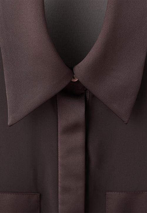 MANGO - Shirt doyle - dark brown