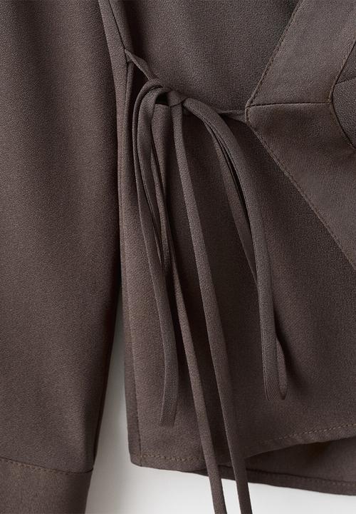MANGO - Shirt rider - medium brown