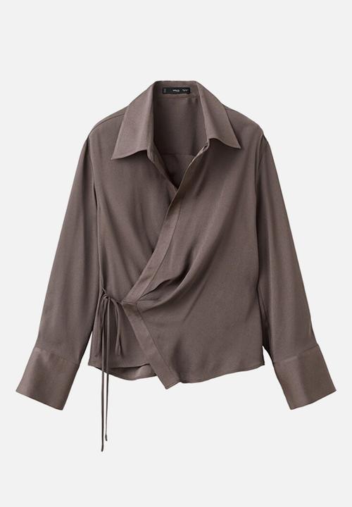 MANGO - Shirt rider - medium brown