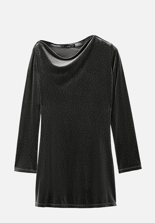 MANGO - Dress xvirgo - charcoal