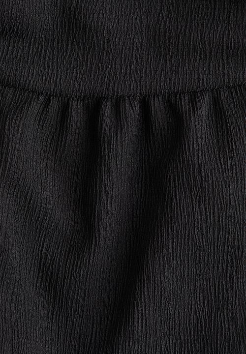 H&M - Crinkled balloon-leg trousers - black