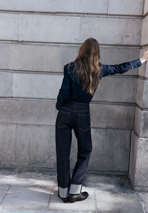 MANGO - Jeans mina - open blue