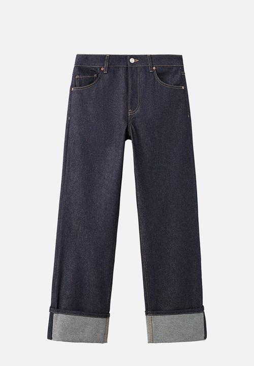 MANGO - Jeans mina - open blue