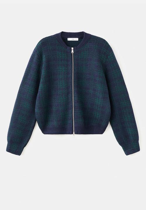 MANGO - Cardigan asies - green