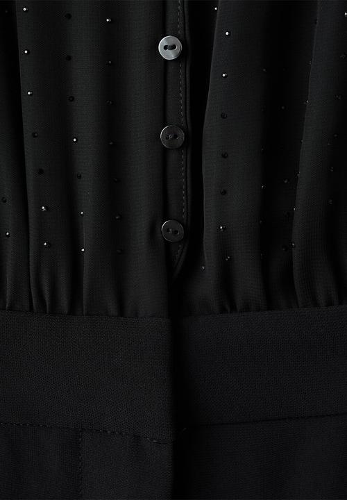 MANGO - Jumpsuit tracy - black