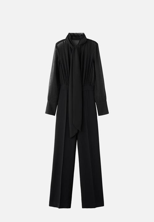 MANGO - Jumpsuit tracy - black