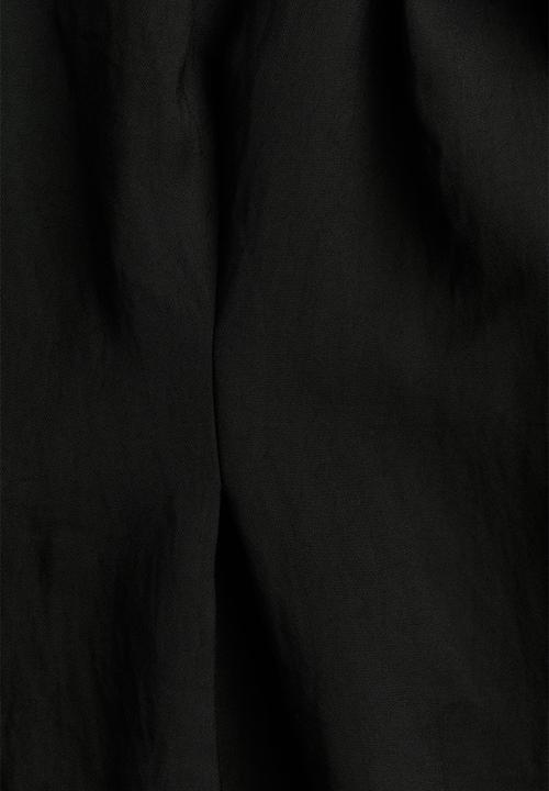 H&M - Waisted blouse - black