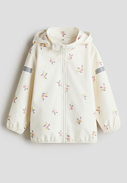 H&M - Water-resistant softshell jacket - cream berries