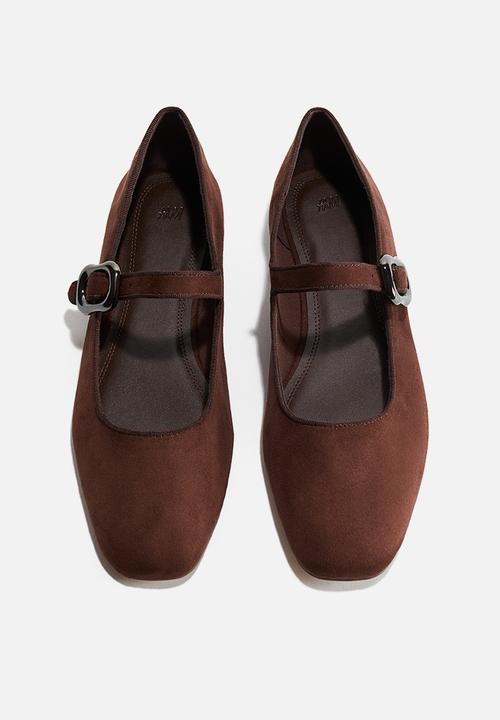 H&M - Mary jane ballet flats - dark brown 