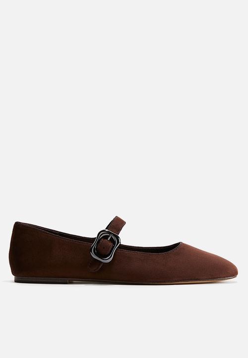 H&M - Mary jane ballet flats - dark brown 
