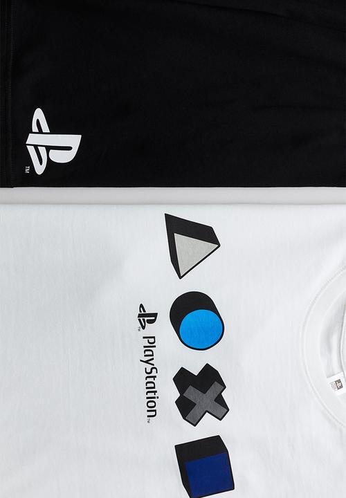 H&M - Printed cotton pyjamas - white playstation 