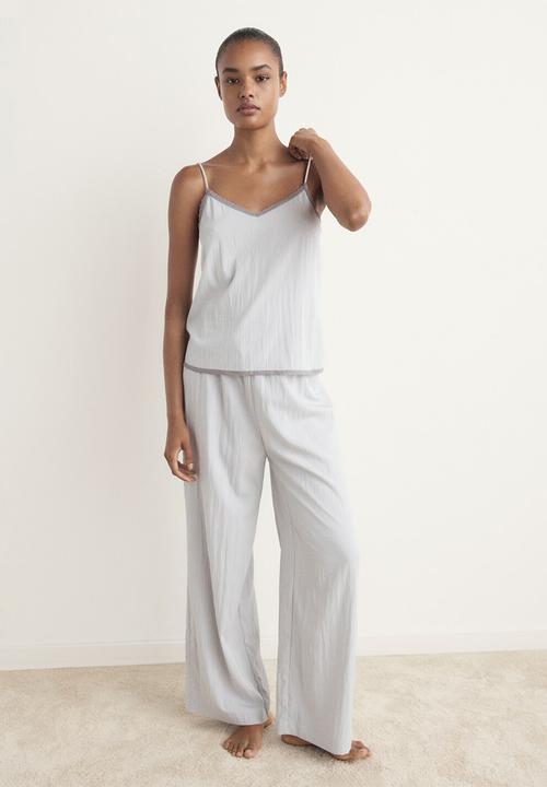 MANGO - Pyjama trousers paraiso- grey