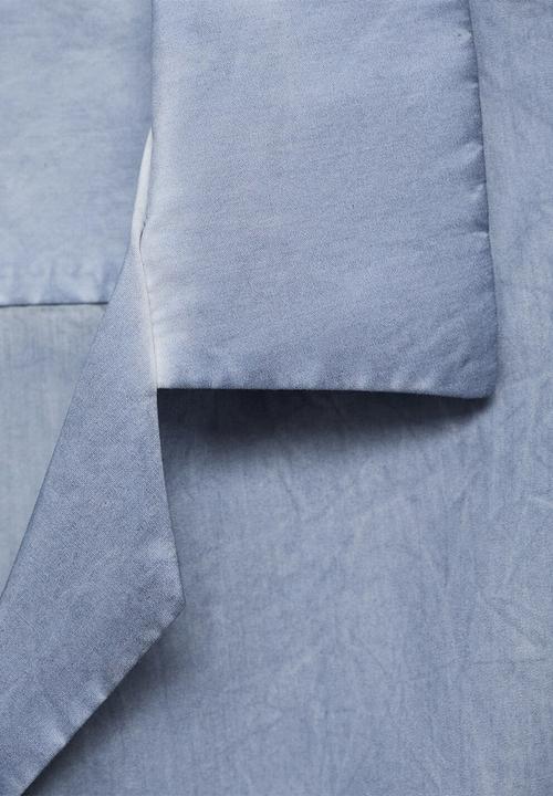 MANGO - Pyjama shirt felipe- medium blue