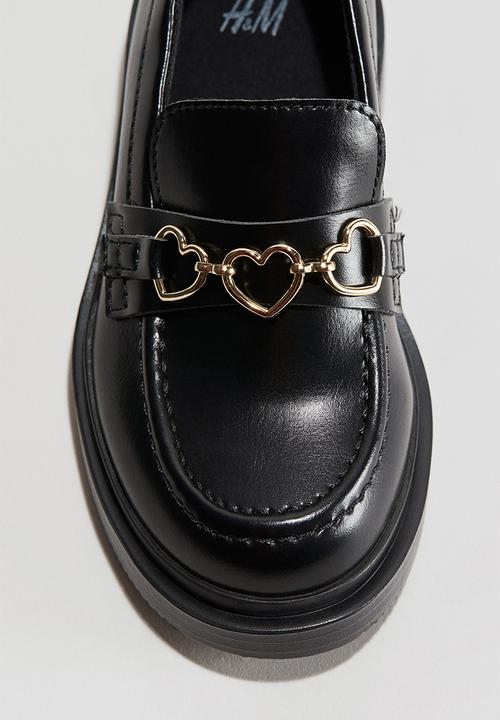 H&M - Loafers - black hearts