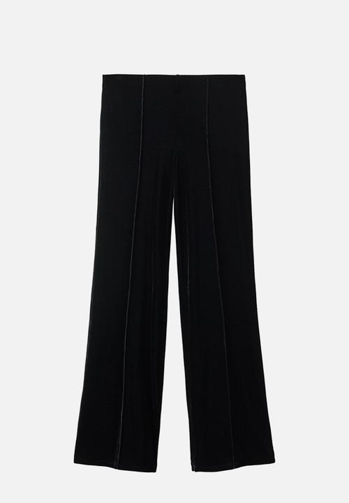 MANGO - Trousers xnara - black