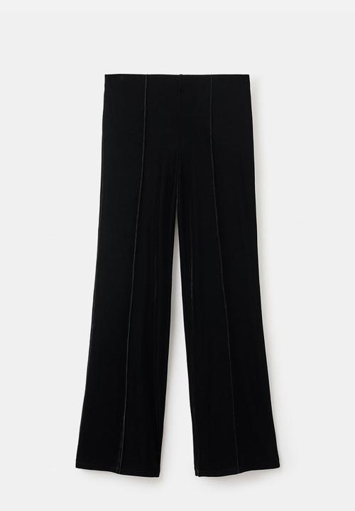 MANGO - Trousers xnara - black
