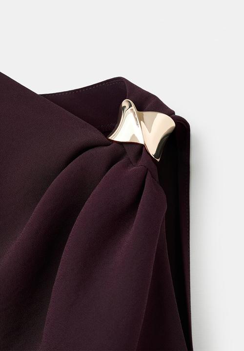 MANGO - Blouse joia - brown