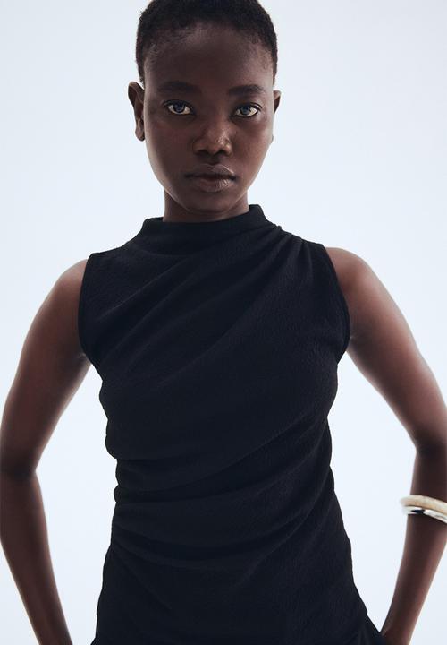 H&M - Draped top - black