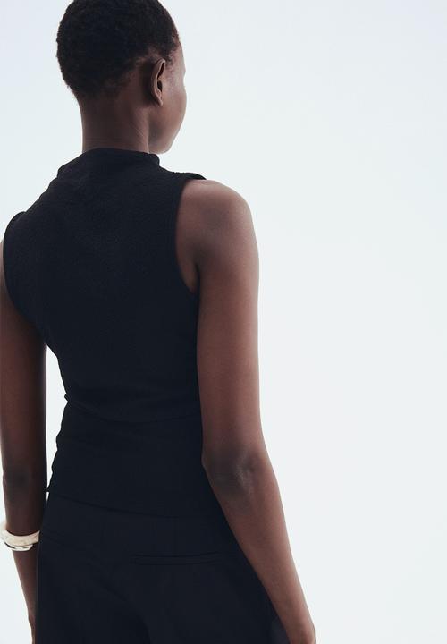 H&M - Draped top - black