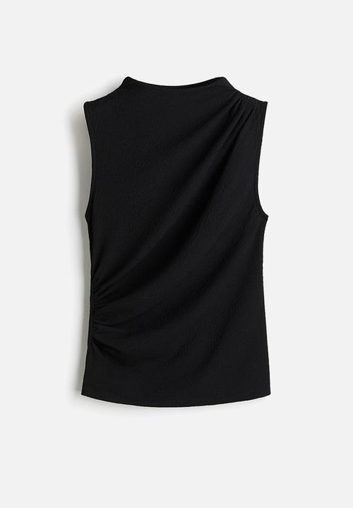 H&M - Draped top - black