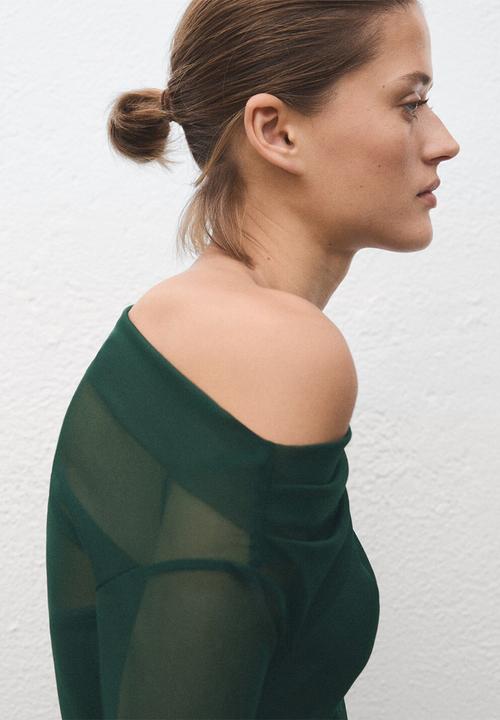 MANGO - Dress aitana - green