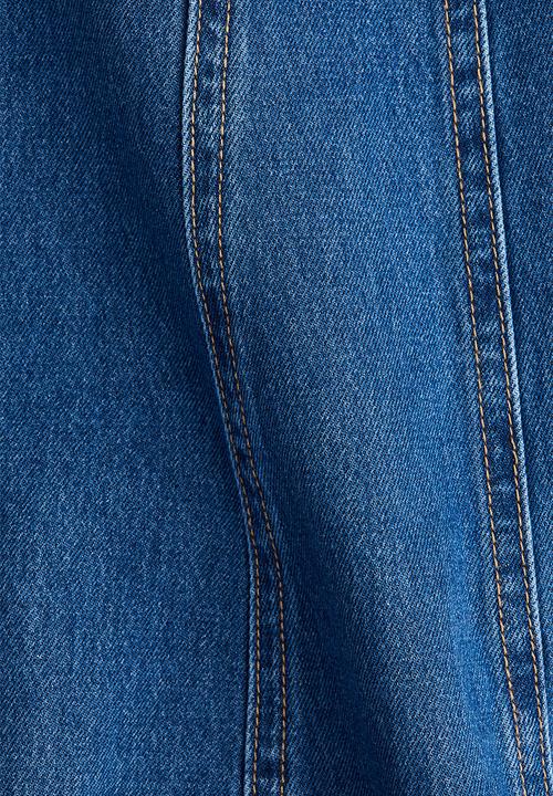 H&M - A-line denim dress - denim blue 