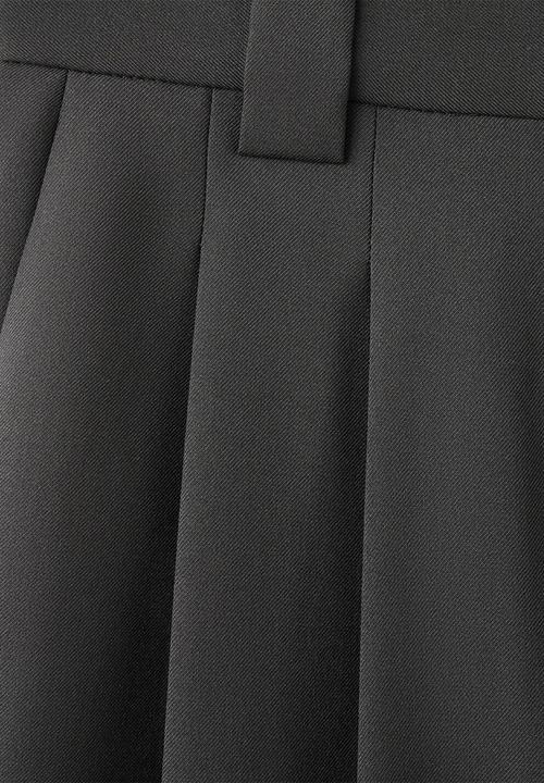 MANGO - Trousers garbo - black