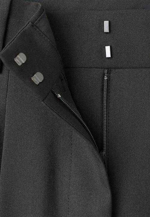 MANGO - Trousers garbo - black