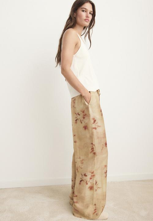 MANGO - Pyjama trousers lili- yellow