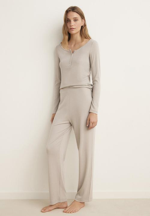 MANGO - Pyjama t-shirt balance- stone