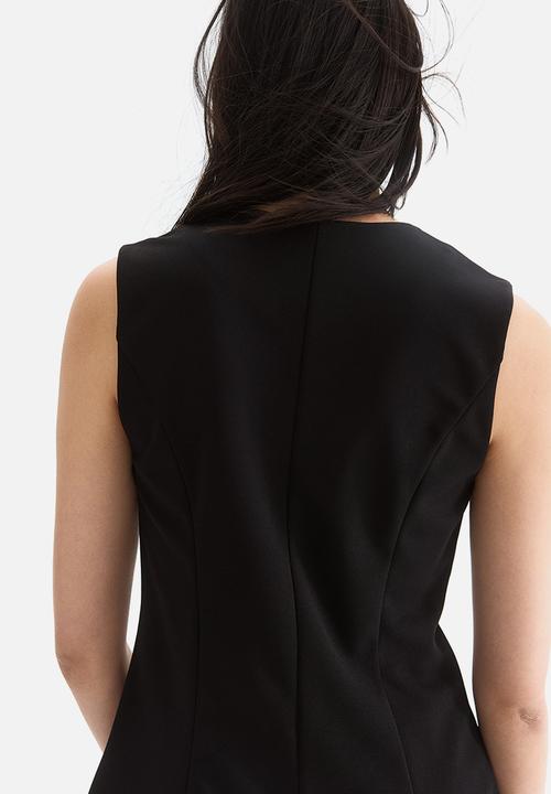 H&M - Ponte di roma waistcoat - black