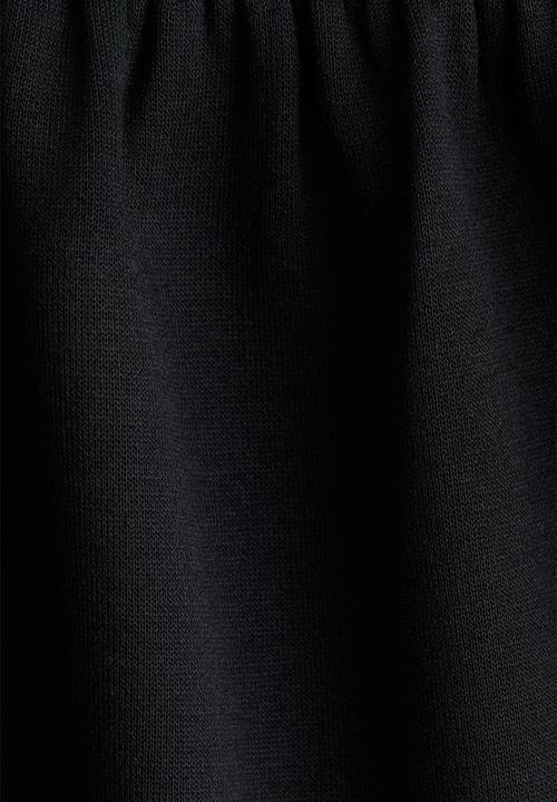 H&M - Scuba peplum top - black