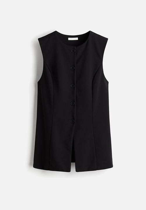 H&M - Ponte di roma waistcoat - black