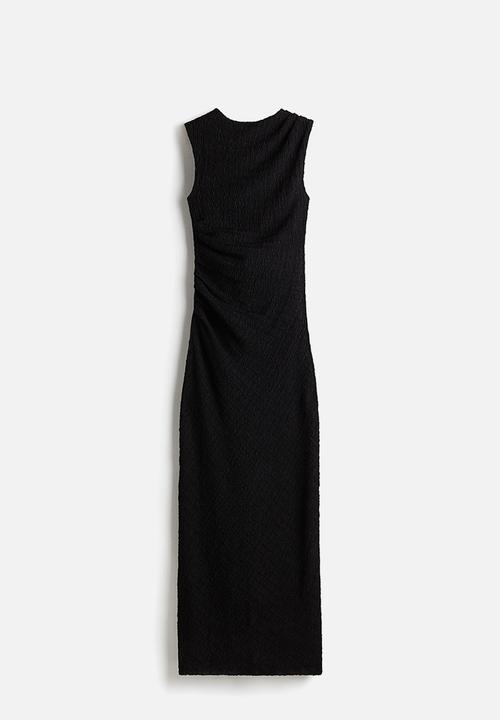H&M - Draped maxi dress - black