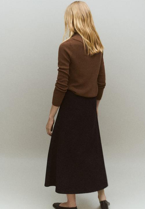 MANGO - Sweater cuiner - dark brown