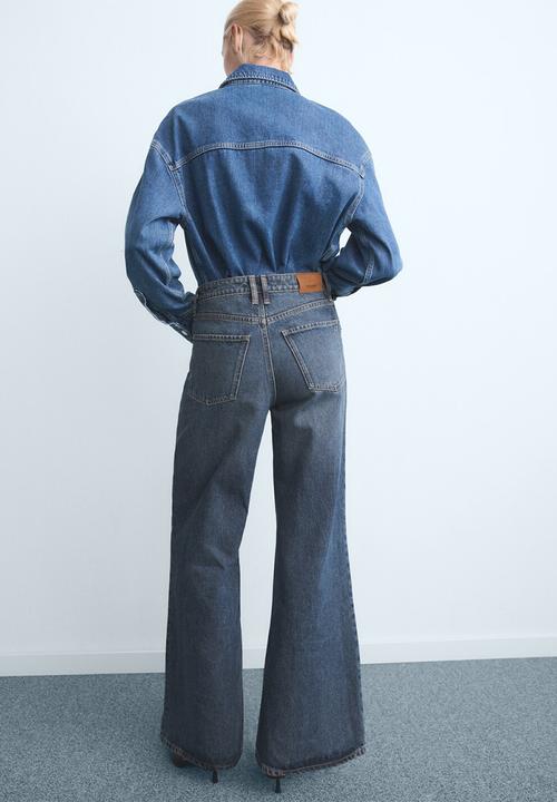 MANGO - Jeans seattle - open blue